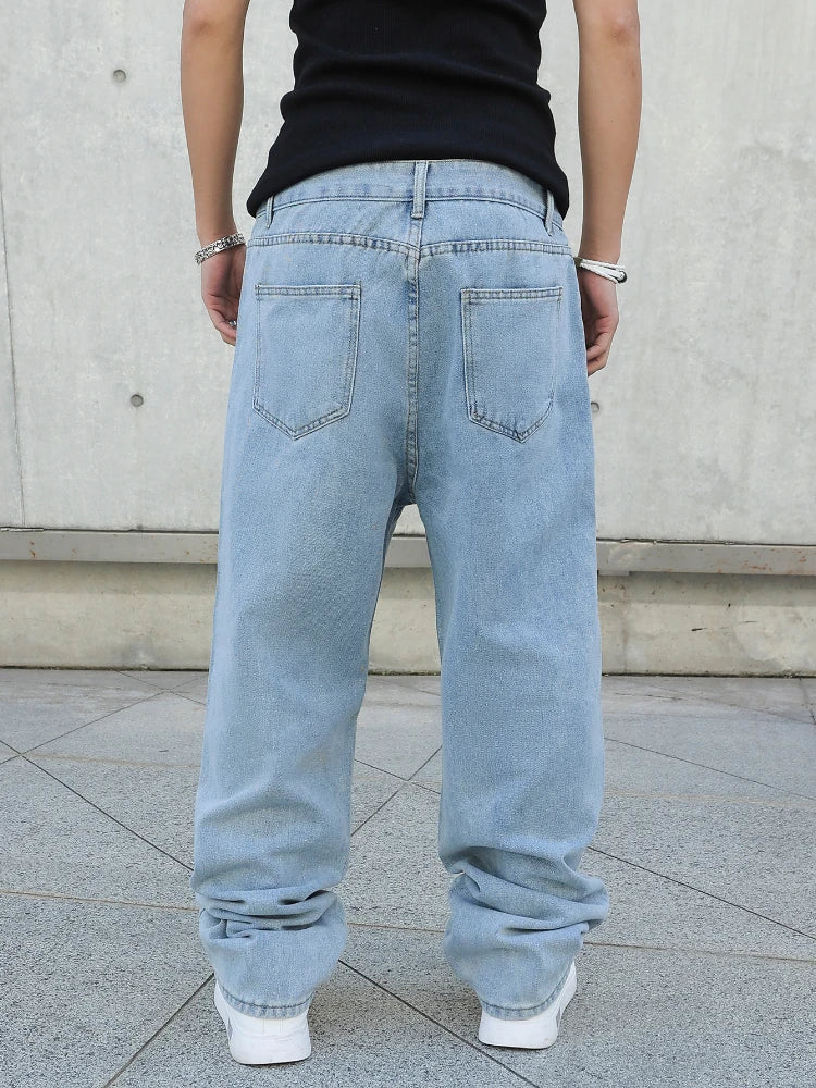 Men Baggy Jeans Oversize Straight