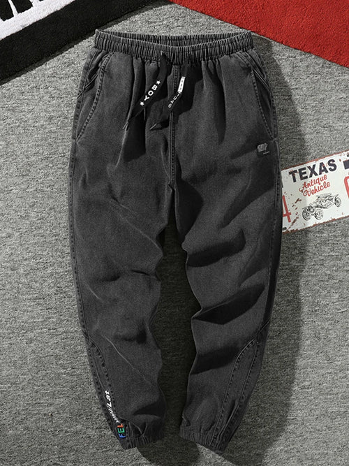 Men's Jogger jeans Streetwear Black and blue