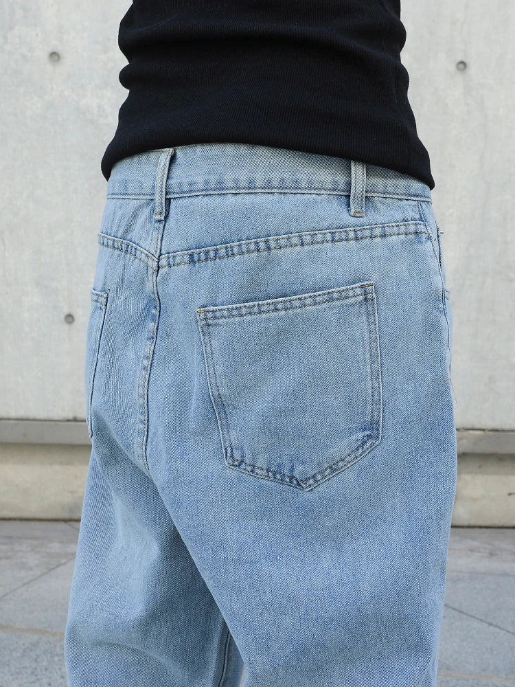 Men Baggy Jeans Oversize Straight