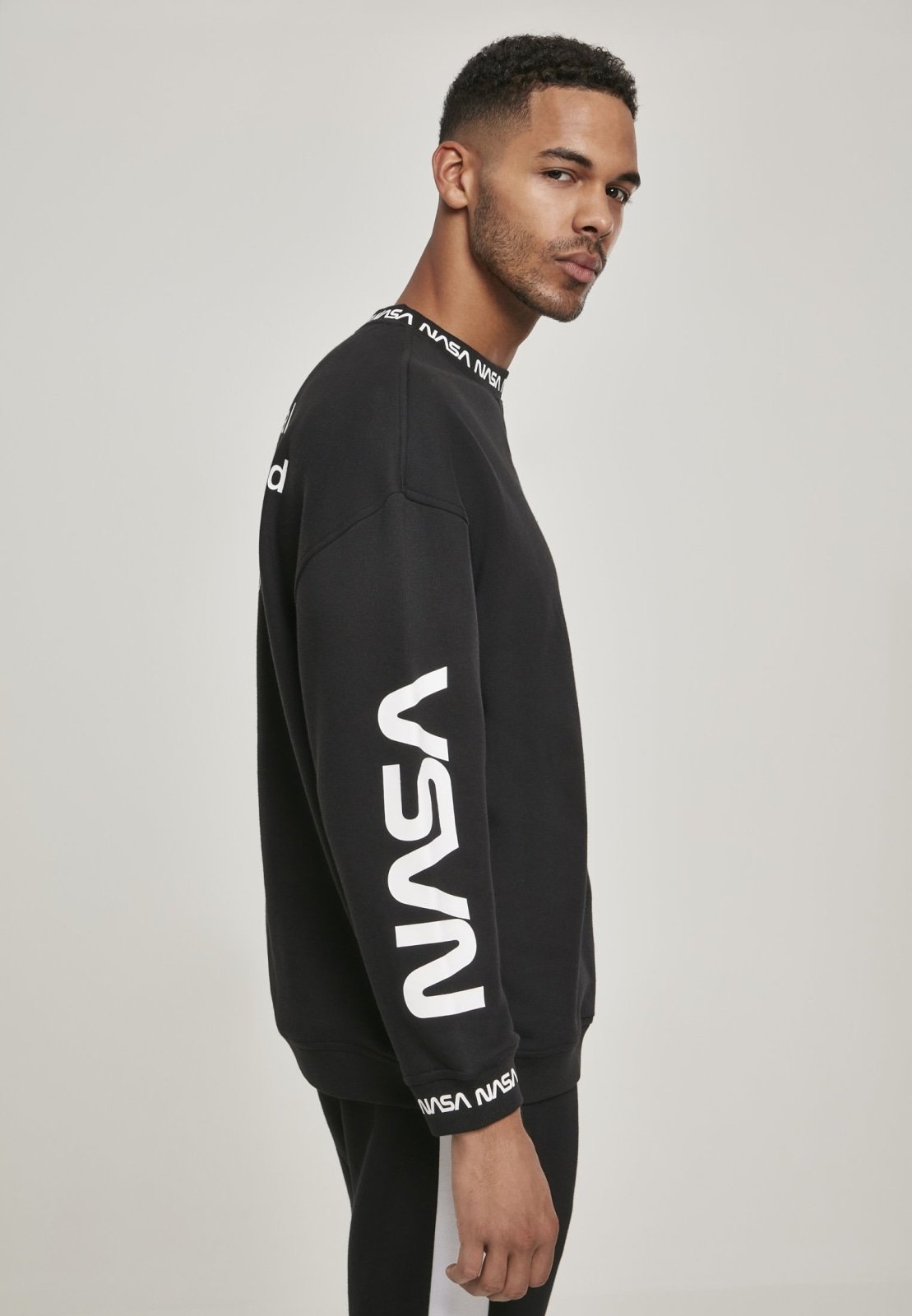 NASA Oversize Crewneck Sweater
