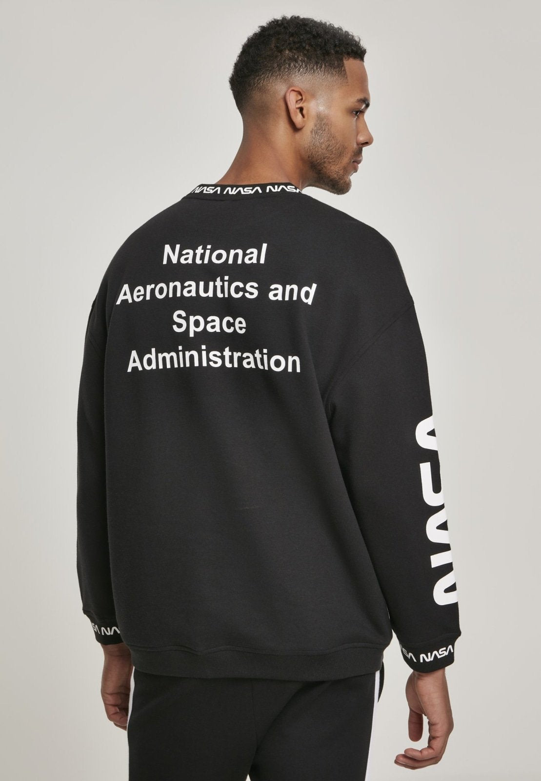 NASA Oversize Crewneck Sweater